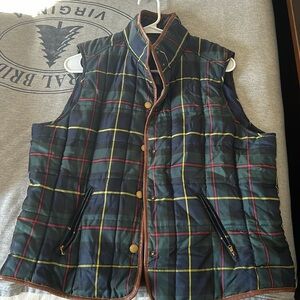Ralph Lauren Plaid Quilted Vest